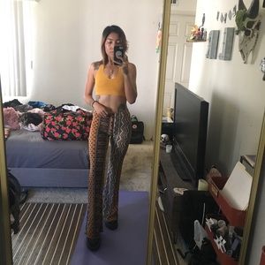 Stretch bell bottoms